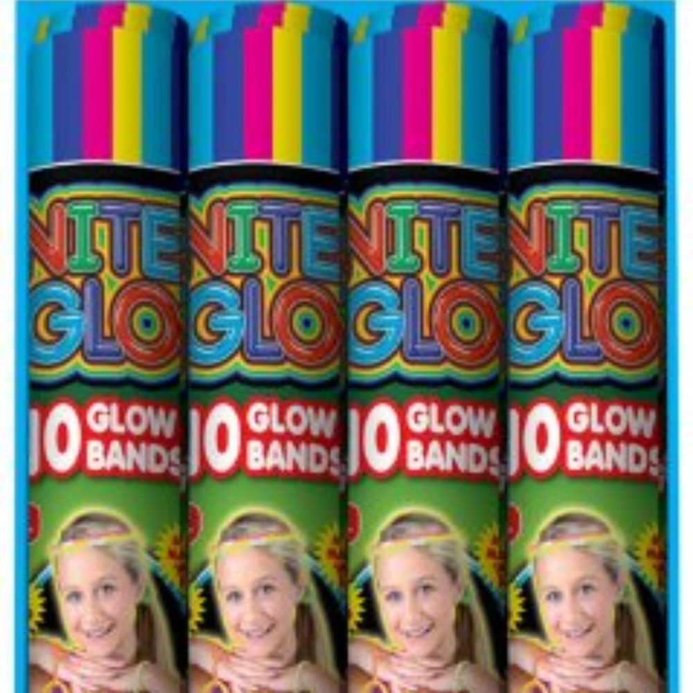 4 10-packs Jaru Nite Glo Bands Sticks